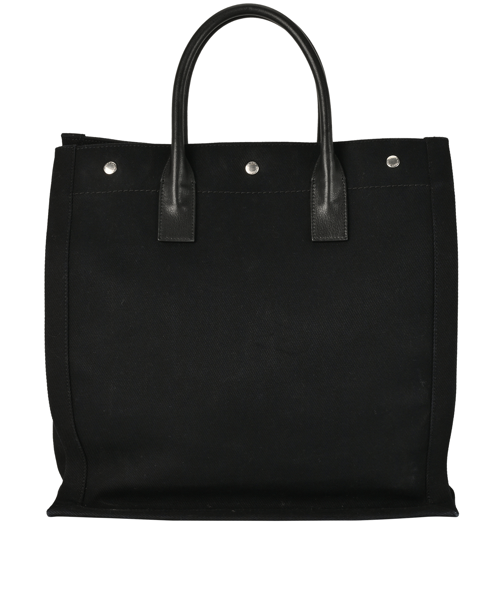 Shopper Gauche, &pound;495, Handbags, Black, Canvas, Back view